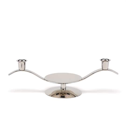 Hortense B. Hewitt Co. Silver Scroll Candle Stand